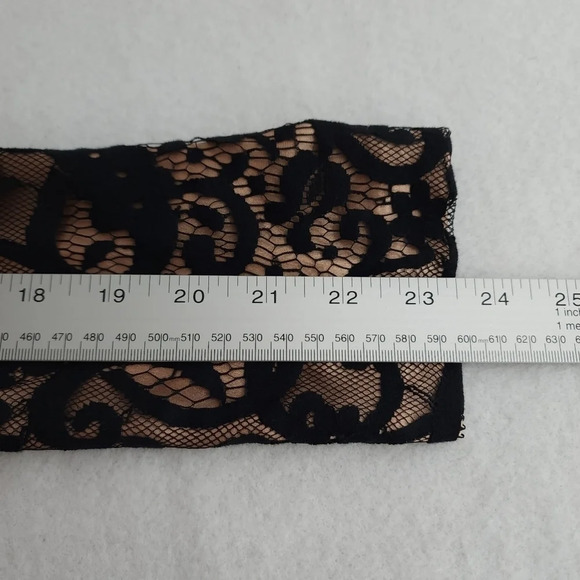 Tory Burch Lace Color Block Knee Length Dress - Picture 12 of 13